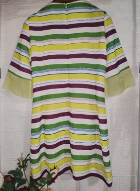 鸟家正品清仓新款女装韩版修身休闲短袖连衣裙A2FA94067