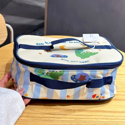 可爱卡通便携手提便当包