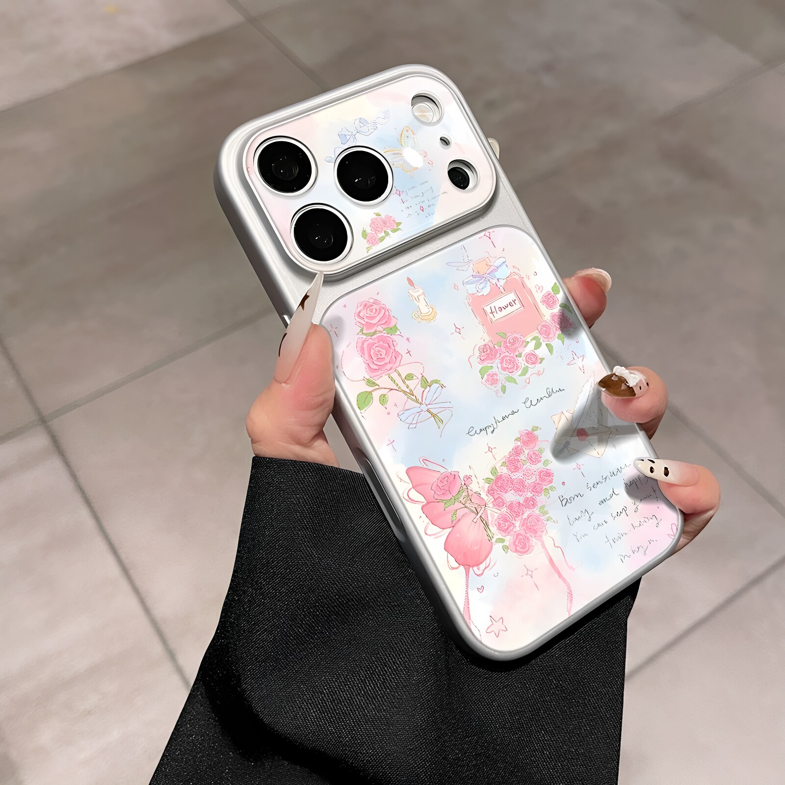 高颜值手机壳适用iphone17玫瑰信封16promax苹果15女生11Promax新款全包ai相机按键防摔13promax保护套11Pro