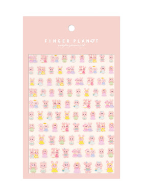 指行星FINGERPLANET美甲贴纸装饰超薄指甲贴纸猫咪派对MMPD000081