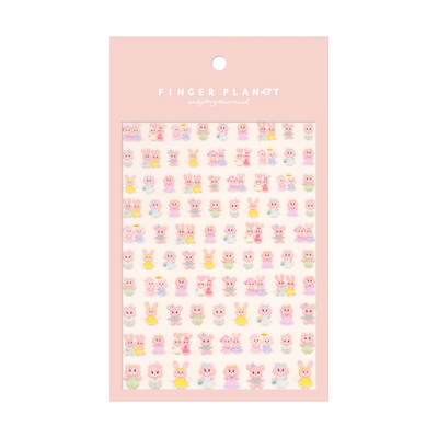 指行星FINGERPLANET美甲贴纸装饰超薄指甲贴纸猫咪派对MMPD000081