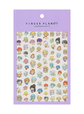 指行星FINGERPLANET美甲贴纸卡通儿童指甲贴纸铅笔宝贝QBBB000034