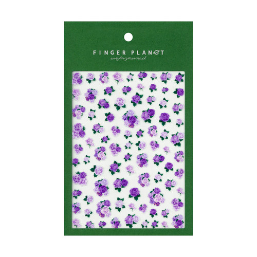 指行星FINGERPLANET美甲贴纸ins日韩风复古油画玫瑰园YHMGY00065
