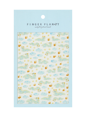 指行星FINGERPLANET美甲贴纸超薄艺术指甲贴纸星云龙XYL000077