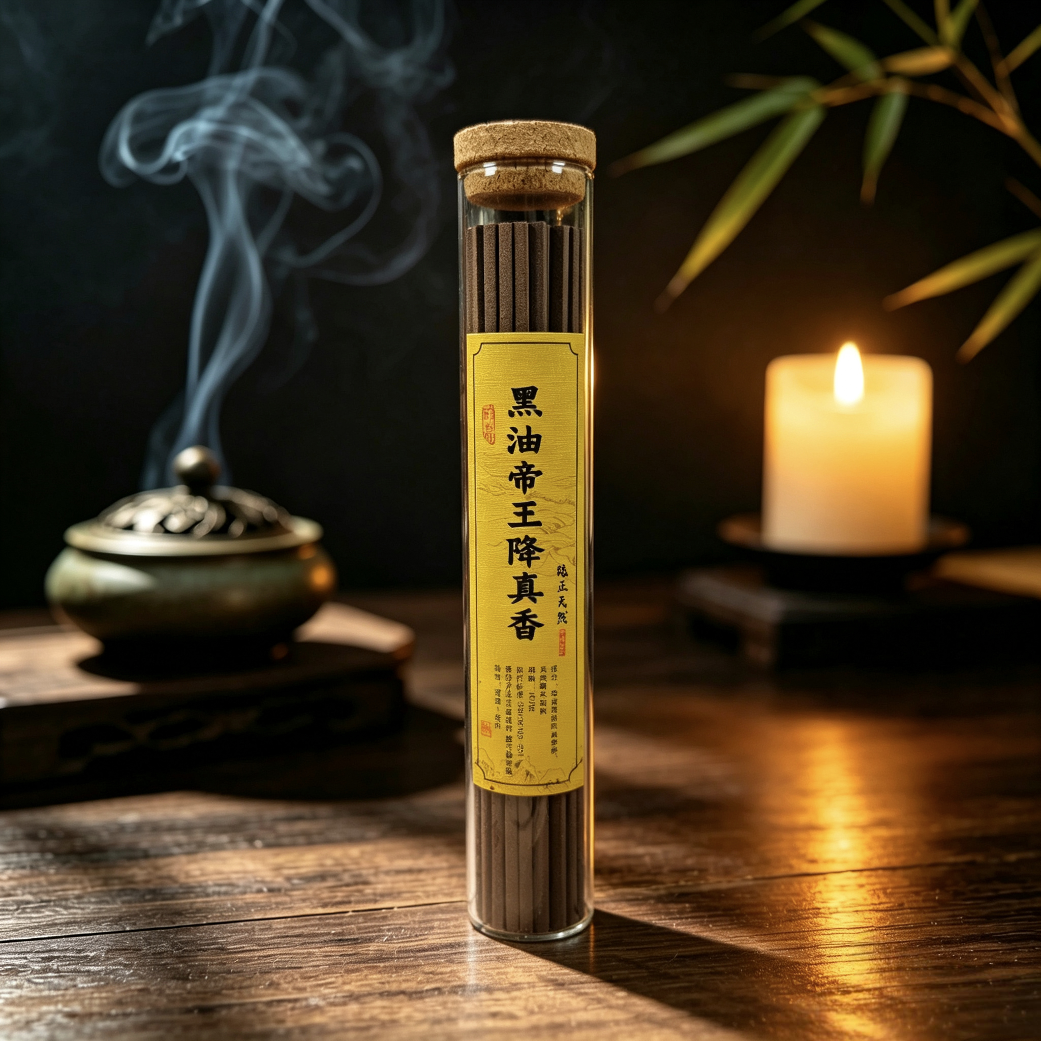 【100g】海南黑油帝王降真香四方线香 居家熏香舒缓身心茶室香薰