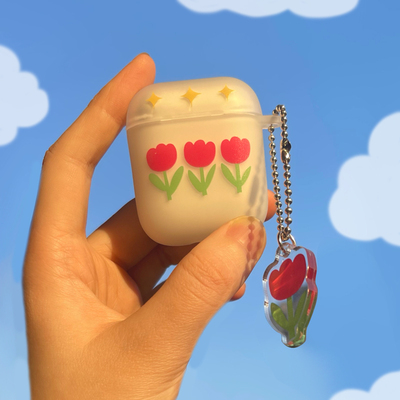 UNKNOWN ISLAND「郁金香」原创设计 airpods2二3代保护壳耳机套