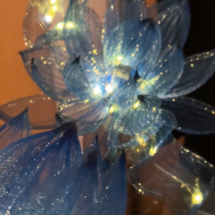 悬浮莲花灯手工DIY材料包新中式手提荷花灯元宵节氛围感拍照神器