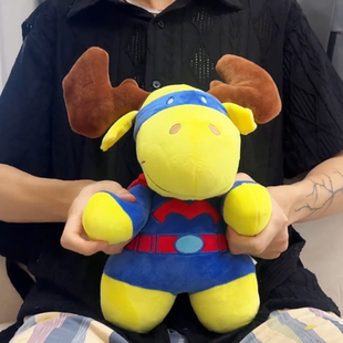 成龙历险记同款超级驼鹿玩偶麋鹿生日礼物毛绒玩具童年回忆玩偶