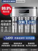 德国德克西净水器家用直饮厨房净水机过滤器双出水RO反渗透纯水机
