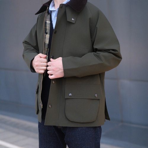 现货 英国Barbour经典Bedale轻防水无蜡款夹克风衣外套男女同款