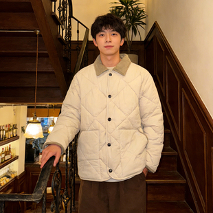 英国Barbour Modified Short Liddesdale 绗缝棉服棉衣夹克男女