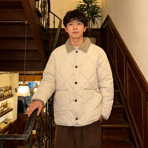BarbourModified绗缝棉服夹克男