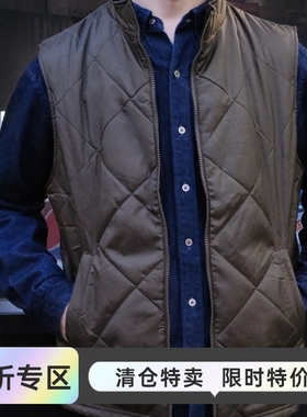现货英国Barbour百搭绗缝FINN GILET男士休闲马甲夹内胆背心外套
