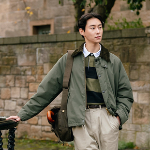 Transport Padded加厚保暖棉服外套棉衣 Barbour 韩东君于和伟同款