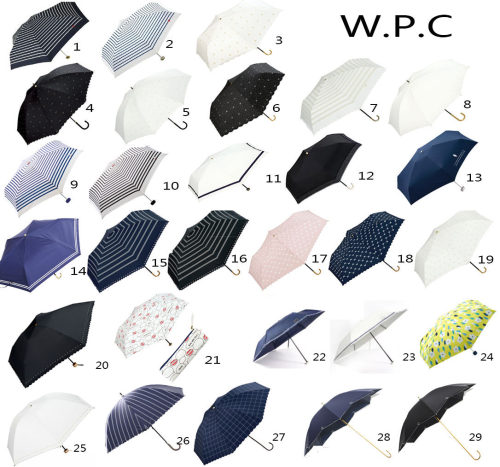 G新款日本wpc遮阳伞晴雨超轻遮光遮热太阳伞UV99%