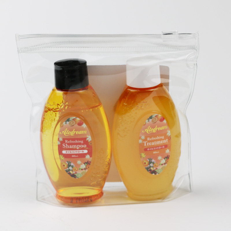 日本清妍萃无硅油洗发护发素洗护套装旅行装60ml*2
