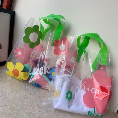 泫雅花服装店高档小清新手提袋