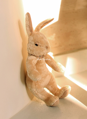 安晚 婴儿安抚玩偶兔子可入口啃咬宝宝睡觉毛绒玩具生日礼物公仔