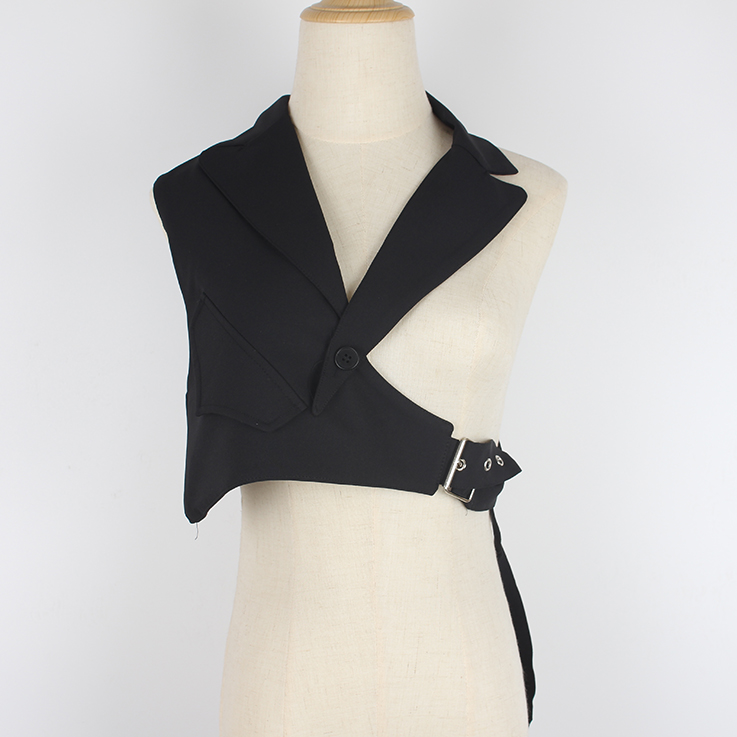 女士西装百搭风黑色宽腰带