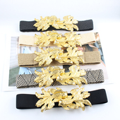 饰西装 新款 重工金鱼雕刻真皮腰带装 百搭个性 外套弹力束腰封潮 韩版