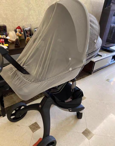 Stokke xplory x  V345V6 trailz高景观推车配件座椅睡篮通用蚊帐