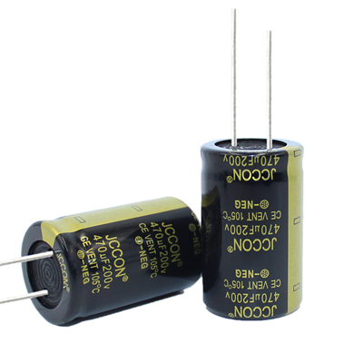 200v470uf 200v JCCON黑金 开关电源适配器大功率铝电解电容22x35