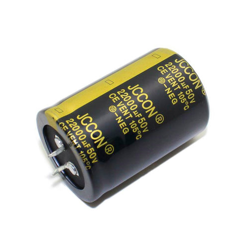 50v22000uf 50v JCCON黑金 音响功放逆变器焊机大电容 35x50