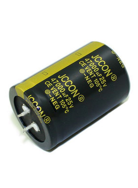 25v47000uf 25v JCCON黑金 音响功放焊机逆变器铝电解电容 35x50