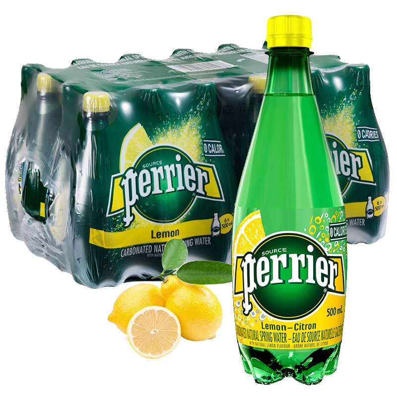 法国进口饮料perrier矿泉水500ml