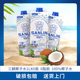 包邮 泰国三麟100%天然椰子水330ml 多省 6瓶 1L含电解质水家庭装