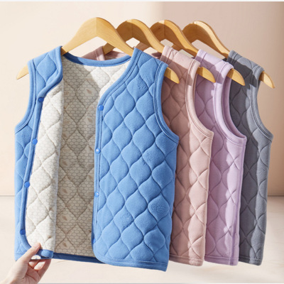 儿童校服神器棉衣保暖背心马甲