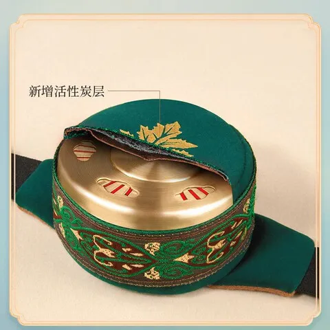 款纯铜艾灸包家用温灸盒镂空款艾灸盒无烟艾灸罐艾灸衣灸盒布套