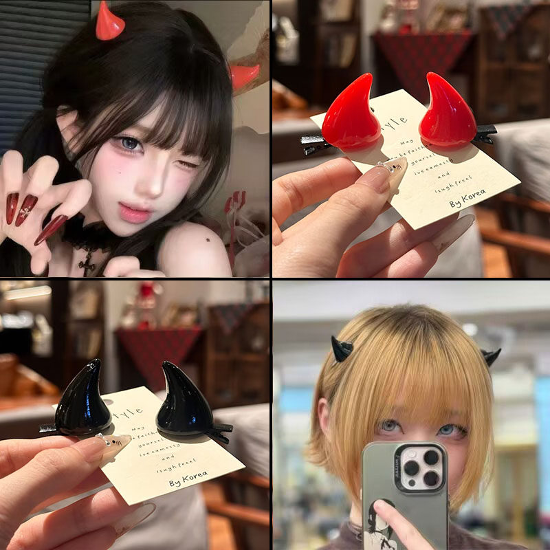 网红小恶魔搞怪鸭嘴夹刘海头饰