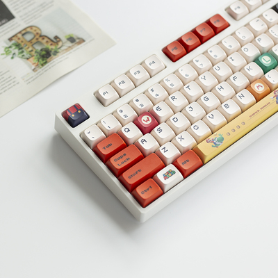 马里奥主题键帽pbt材质热升华