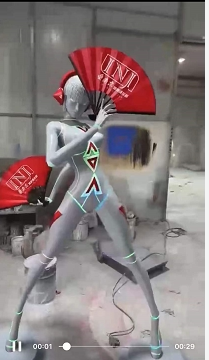 玻璃钢机械姬女神雕塑酒店大堂别墅KTV人物大摆件装饰