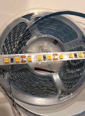 led灯带12V高亮24V灯条2835金黄光2200K防水黄色酒店工程轮船灯光