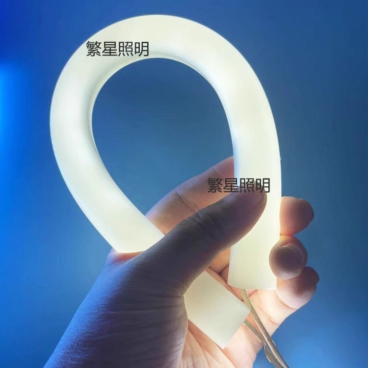 超亮LED柔性灯带圆形半圆霓虹软