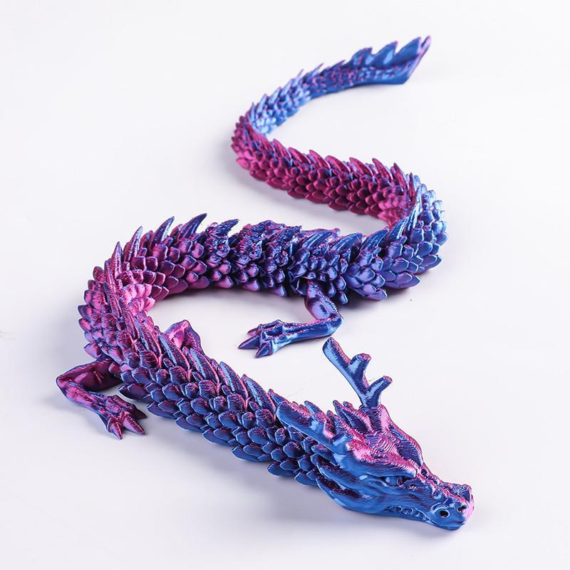。3d打印龙2025新款儿童玩具大龙手办龙蛋模型玩偶桌摆件中国关节