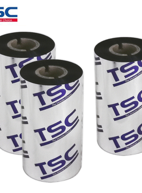 TSC 60mm-110X300m 混合基碳带 条码标签打印机 专用色带10卷包邮