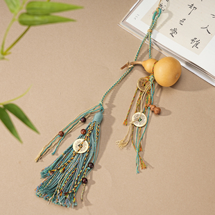《锦络》葫芦挂饰包包绿色蓝色挂件 汉服配饰禁步