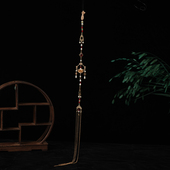 饰挂饰流苏吊坠腰链 腰佩装 马面裙配饰禁步 莲华竹节国风腰间配饰