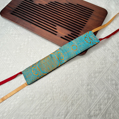 唐抹额发带唐制汉服配饰 古风发饰唐代圆领袍额前束发绳额带-5