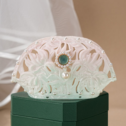 《蝶梦》宋制发冠头饰 汉服配饰发饰3d打印仙气发冠