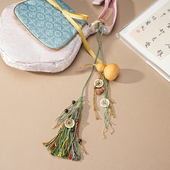 汉服配饰包挂腰饰禁步 葫芦挂饰包包绿色挂件 锦络