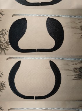 良造坊幞头帽翅中晚唐至宋初真人帽翅太平年汉服配饰cos手办