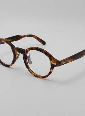 YELLOWS PLUS SERGE杂志款日系手作复古板材眼镜框小脸圆形镜架