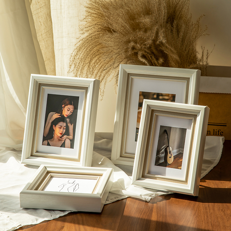 简约婚纱相框创意摆台6 7 8寸10寸12寸洗照片做成相框装裱小画框