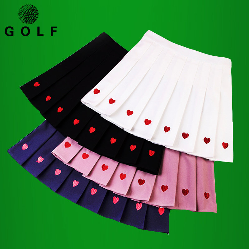 高尔夫服装女短裙 防走光运动短裤裙子2023新款 中高腰 显瘦百搭