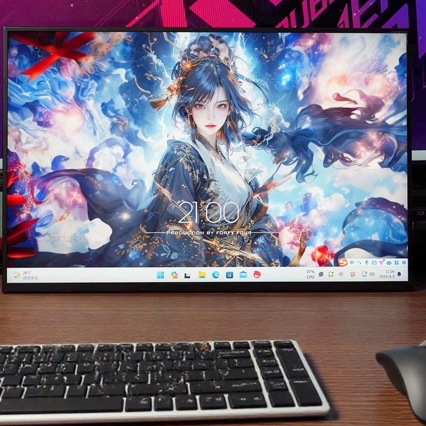 18寸 4K 240hz 灵刃18 2025款 原机屏 装配超窄边框便携屏WLED