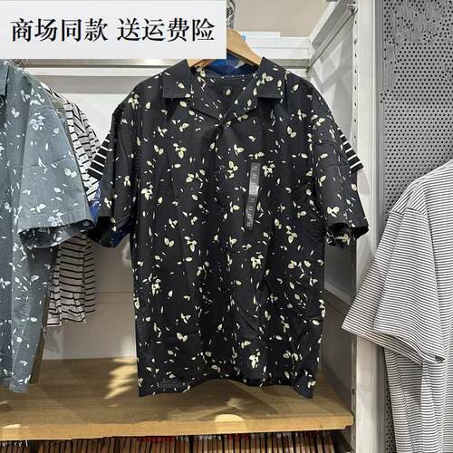 夏男装女装莫代尔混纺印花开领衬衫短袖衬衫482480/482481/482483